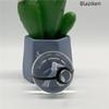 5cm  3D Crystal Ball Pikachu Eevee Mewtwo Carving Model LED Color Light Base Children's Gift Fans Toy Birthday Gift