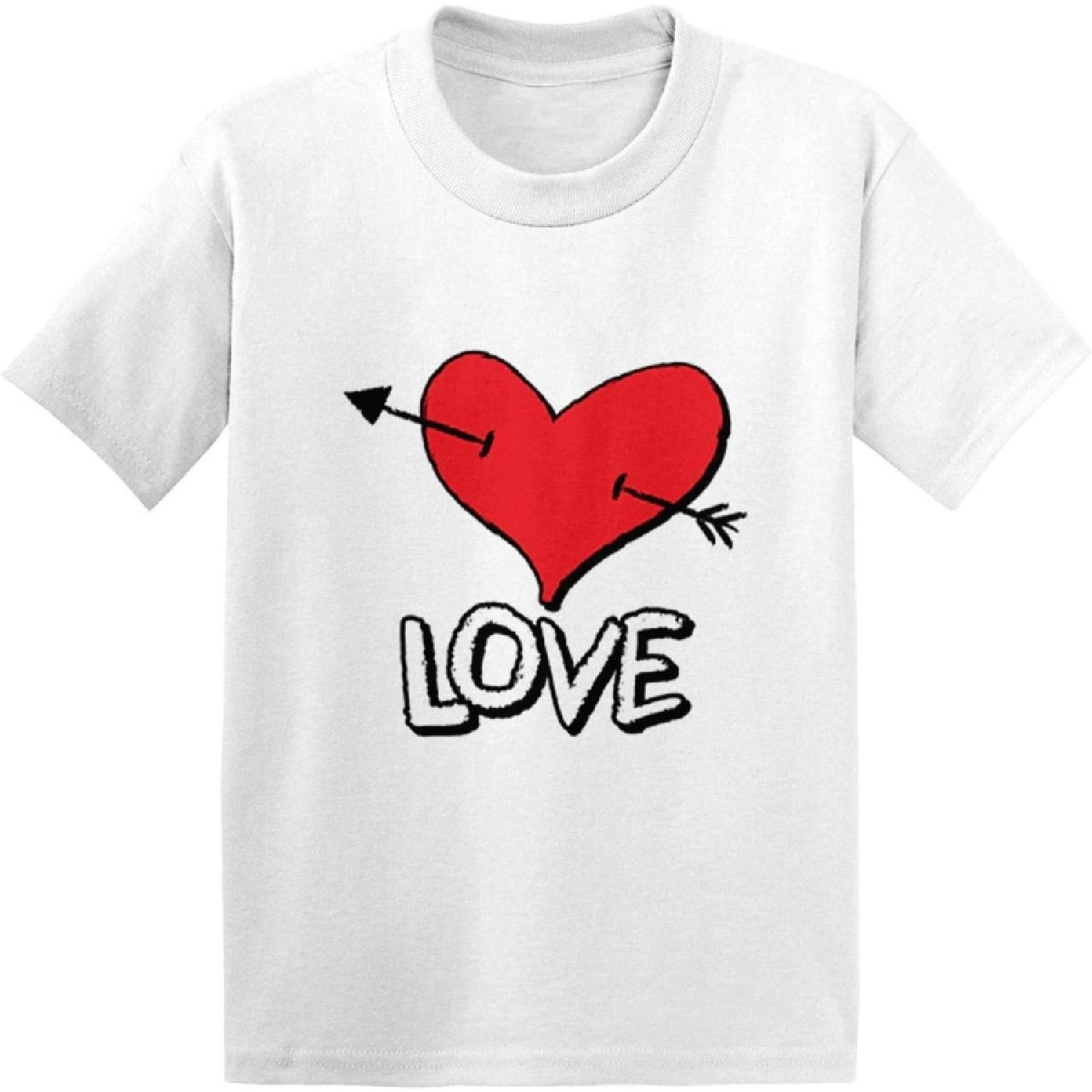 Love - Heart with Arrow Cupid Infant_Toddler Cotton Jersey T-Shirt S