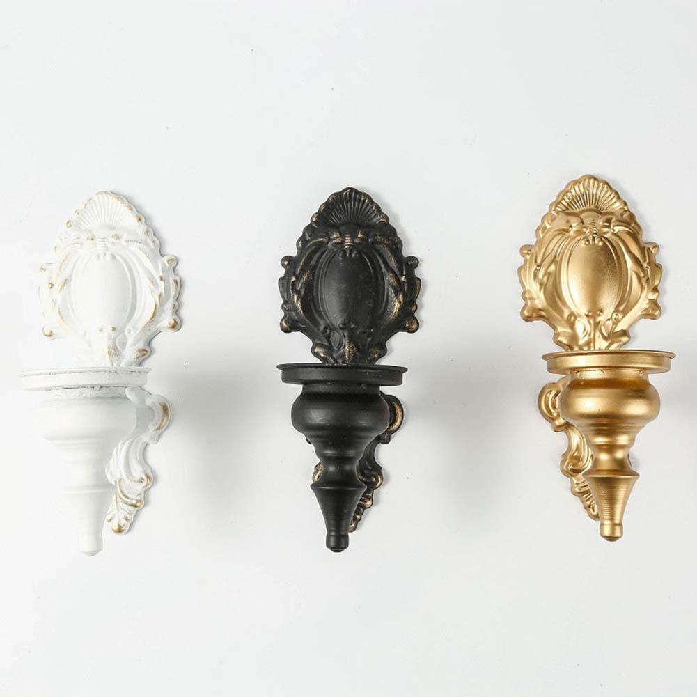 Paire de Porte-Bougies au Design Vintage Unique Convient à Tout Style d'Intérieur