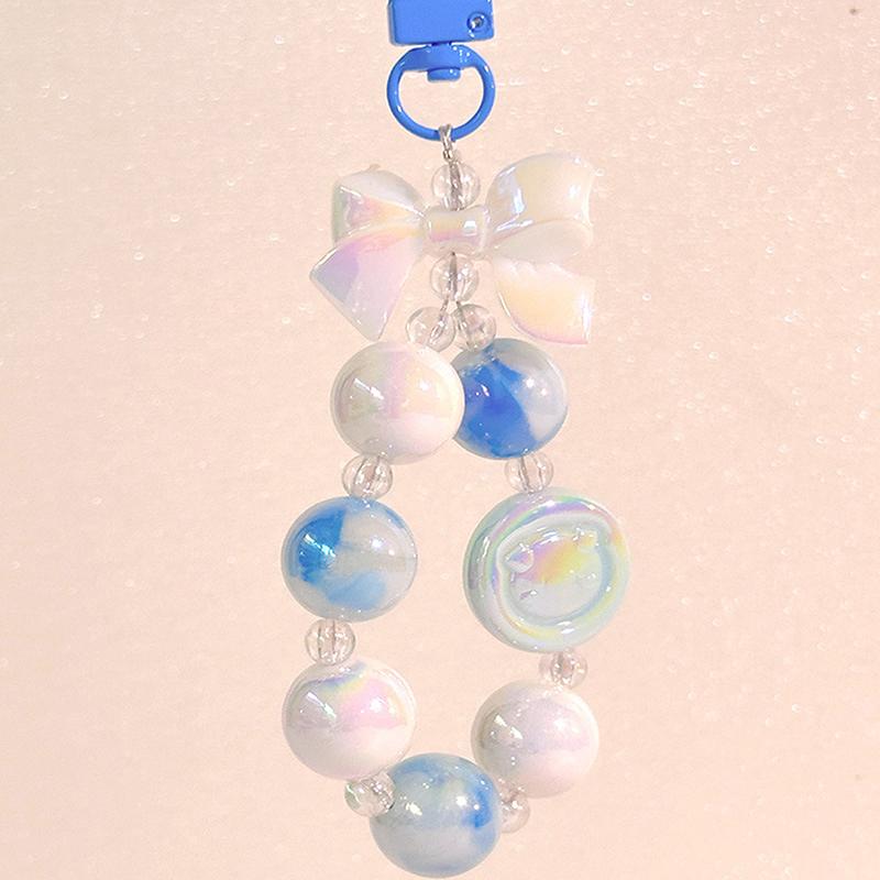 

Милий браслет з намистин у вигляді свинки, барвистий шнурок, шарм для телефону у вигляді метелика, перлова мобільна підвіска на зап ястя, акрилові ланцюжки проти втрати