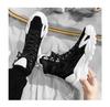 Men's High-Top Waterproof Leather Boots - Autumn Trendy, Long Tube, Plus Velvet Motorcycle Workwear Shoes