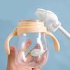 1/2/3Pcs Silicone Cup Brush Long Handle Folding Head Glass Bottle Cleaner Kitchen Cleaning Tool