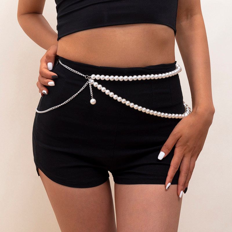 Waist Chain for Women, European and American Style, Simple and Trendy, Popular On Instagram, Stylish Accessory for Hot Girls To Pair with Dresses