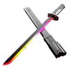 Pull-Out Spark Battle Blade: Seven-Color Light and Sound Laser Sword Toy