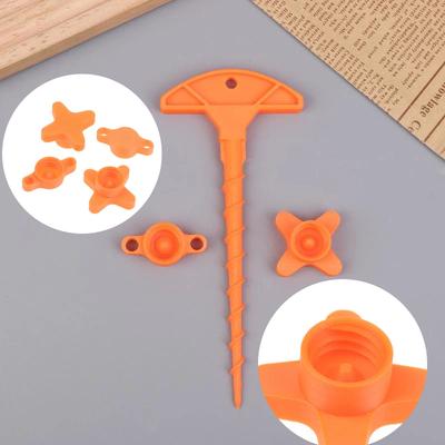 High Quality 1 Set Plastic Sealant Nozzle Cleaner Cap, Prevents Drying for Glass & Caulk Tubes, Fits Standard Sizes, DIY Tool