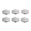 6Pcs Guitar Tuning Peg Tuners Button Machine Head Replacement Buttons Knob Metal Carved Big Square