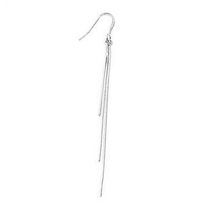 Korean Fashion Temperament Earrings New Three-Line Exaggerated Fringed Earrings Women'S Love Jewelry Gift Premium