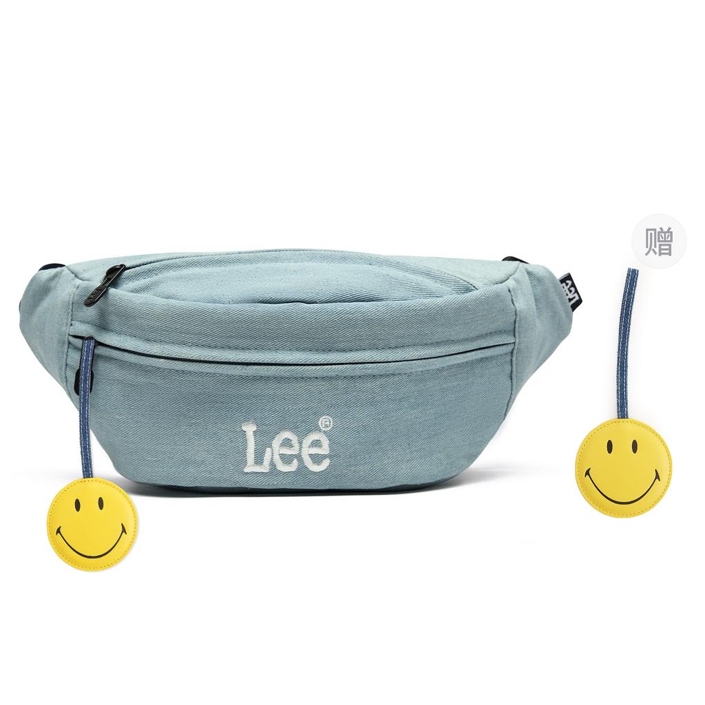 New Lee Denim Waist Bag Chest Bag Women's Sea Salt Gray/Cream White/Denim Blue LE240065M-602