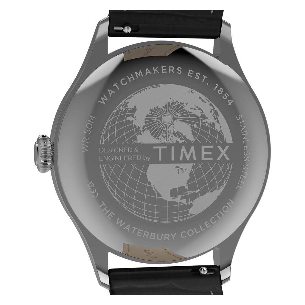 Waterbury Classic Subsecond Watch Quartz 5 ATM Water Resistant Mineral Glass White Dial TW2Y92000 [TIMEX] Men's [Authentic]
