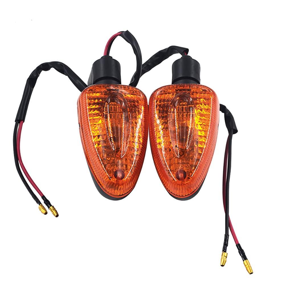 Road Passion 2pcs Universal Motorcycle Rear Turn Car Indicator Light Compatible with BMW R1200S