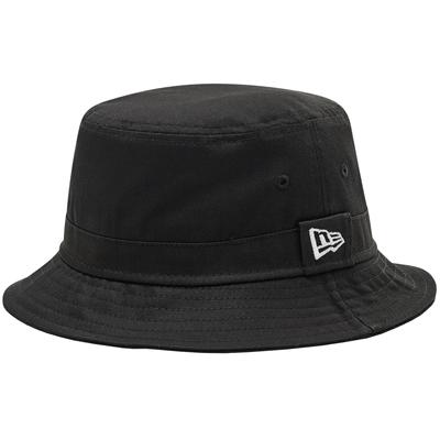 New Era Essential Bucket, Unisex Black Hats