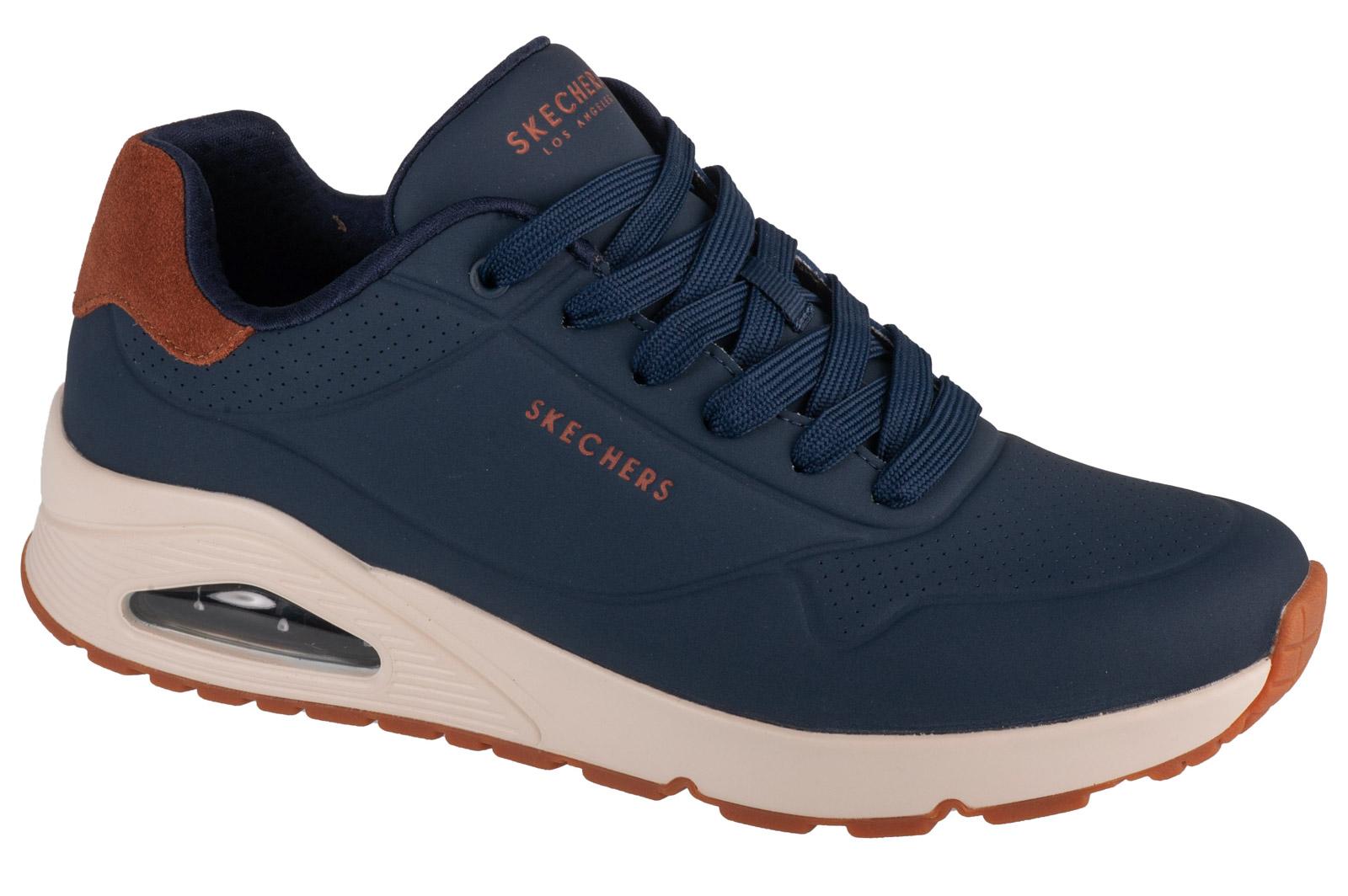 Skechers Uno - Suited On Air, Tênis Masculino Azul Marinho 41 azul-escuro