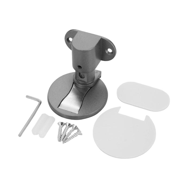 Adjustable Windproof Door Stoppers Strong Aluminum Ground Stoppers Noise Reducing for Home Office Door Security