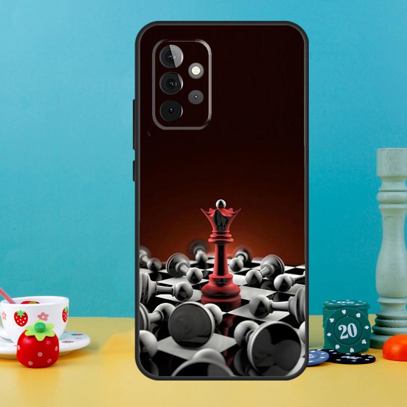 Chess Board Case For Samsung Galaxy A35 A26 A16 A05 A55 A15 A32 A12 A22 A52 A54 A34 A14 A56 A36 A13 A53
