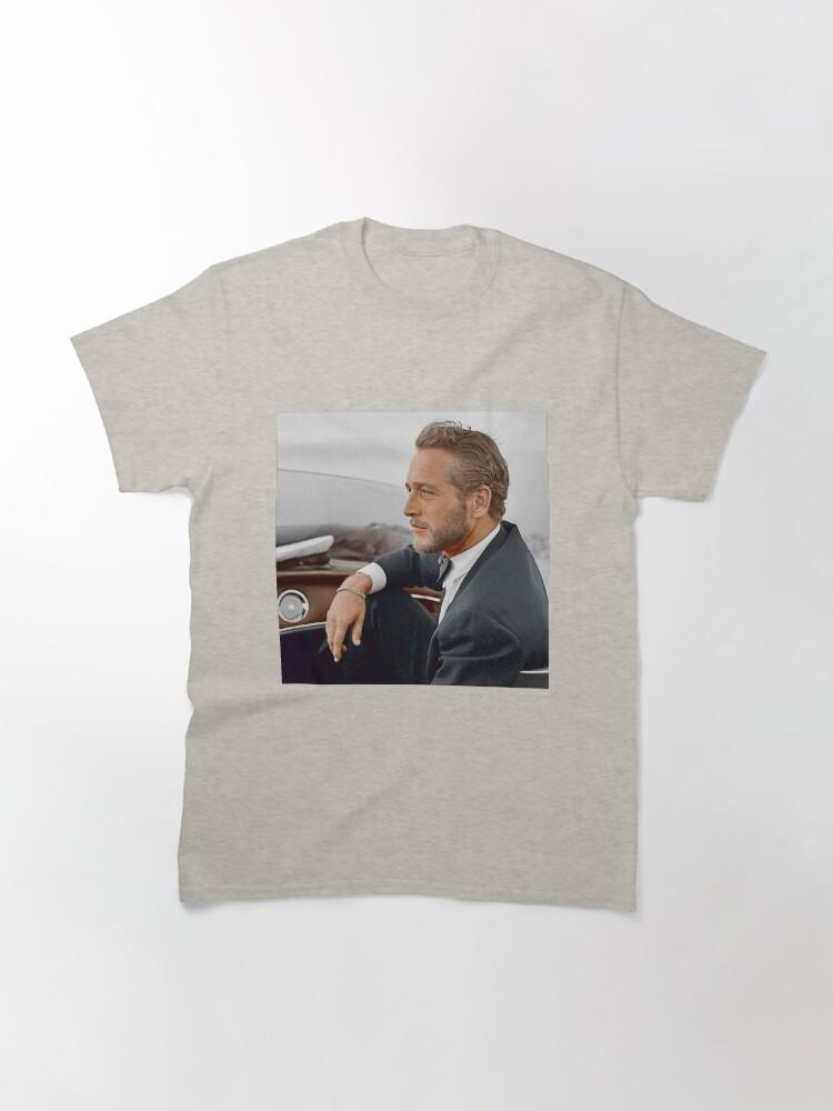 Dean Martin Hand colored picture of Paul Newman. Classic T-Shirt