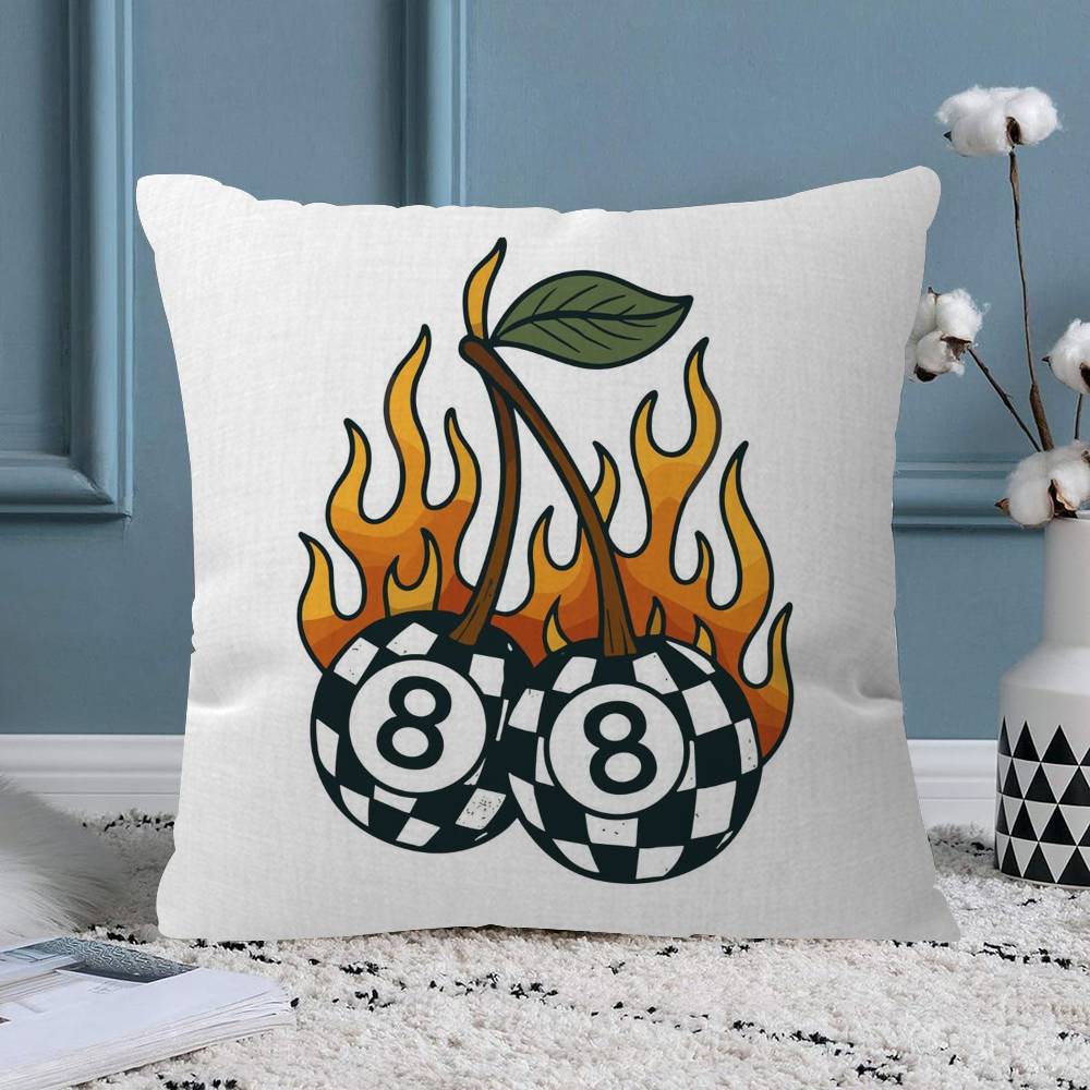 Black And White No Ball Art Pillow Cushion Cover Pillowcase Living Room Sofa Home Decor Customized