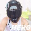Motorcycle Helmet Men's and Women's Face-off Helmet Double Mirror Winter Tail Semi-full Cover Four Seasons Blue