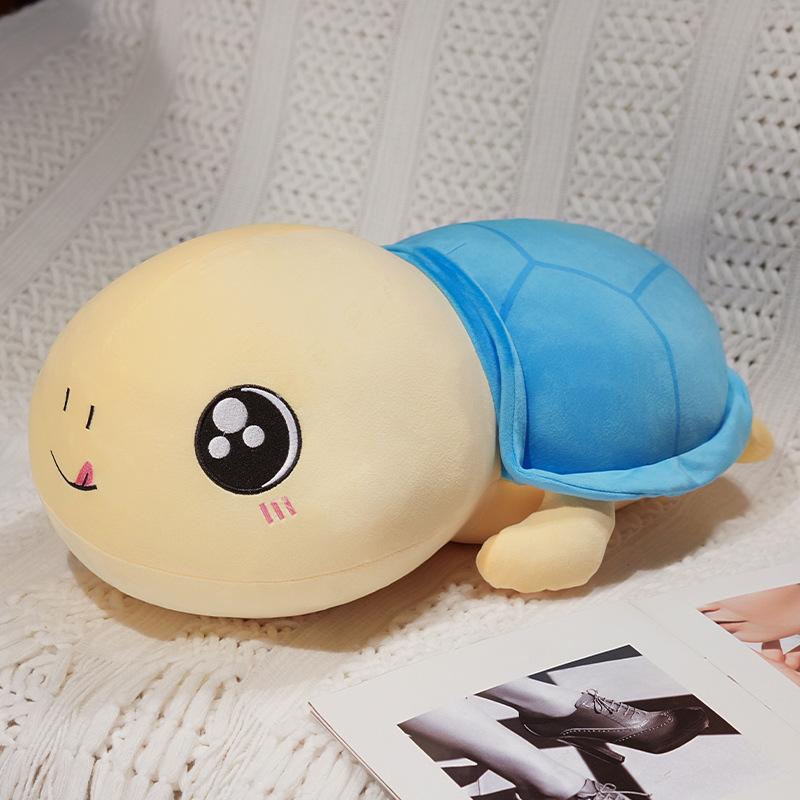 Cartoon Cute Crab Clown Fish Throw Pillow Plush Toy Doll Lying Down Turtle Doll Children Soothing Doll