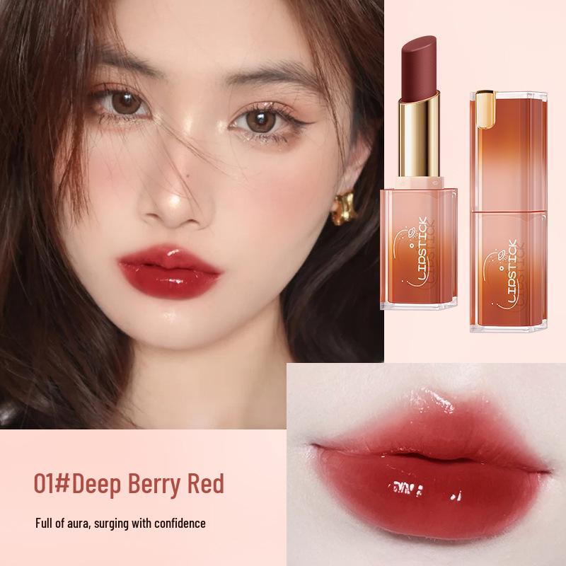 

BAXI Silky Matte Velvet Lipstick: Easy Application, Enhances Complexion, Daily Whitening, Student-Friendly 3g