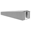 VidaXL Garden Shed Grey 257x990x181 Cm Galvanized Steel 47037