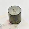 1PC Table Candle Rustic Oil Lamp with Wick Home Decoration Grey Green Cylindrical Transparent Glass Candlestick Christmas Dinner