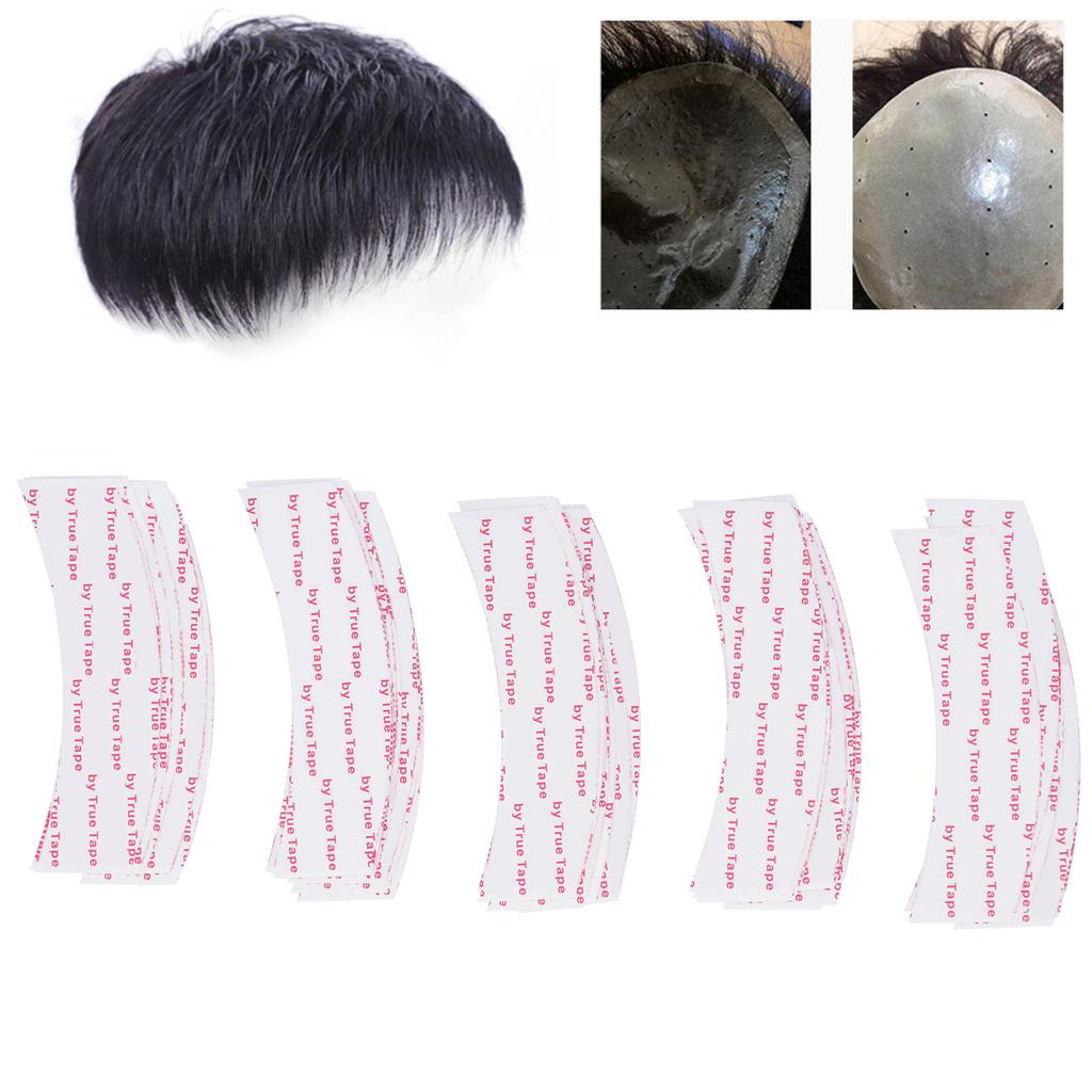 36 Stück Lace Wig Doppelseitiges Klebeband Wasserdicht Stark Haftend für Friseur Toupet Haarteil