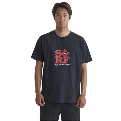 Quiksilver Men's US Cotton Season Print T-Shirt, Black, QST241005