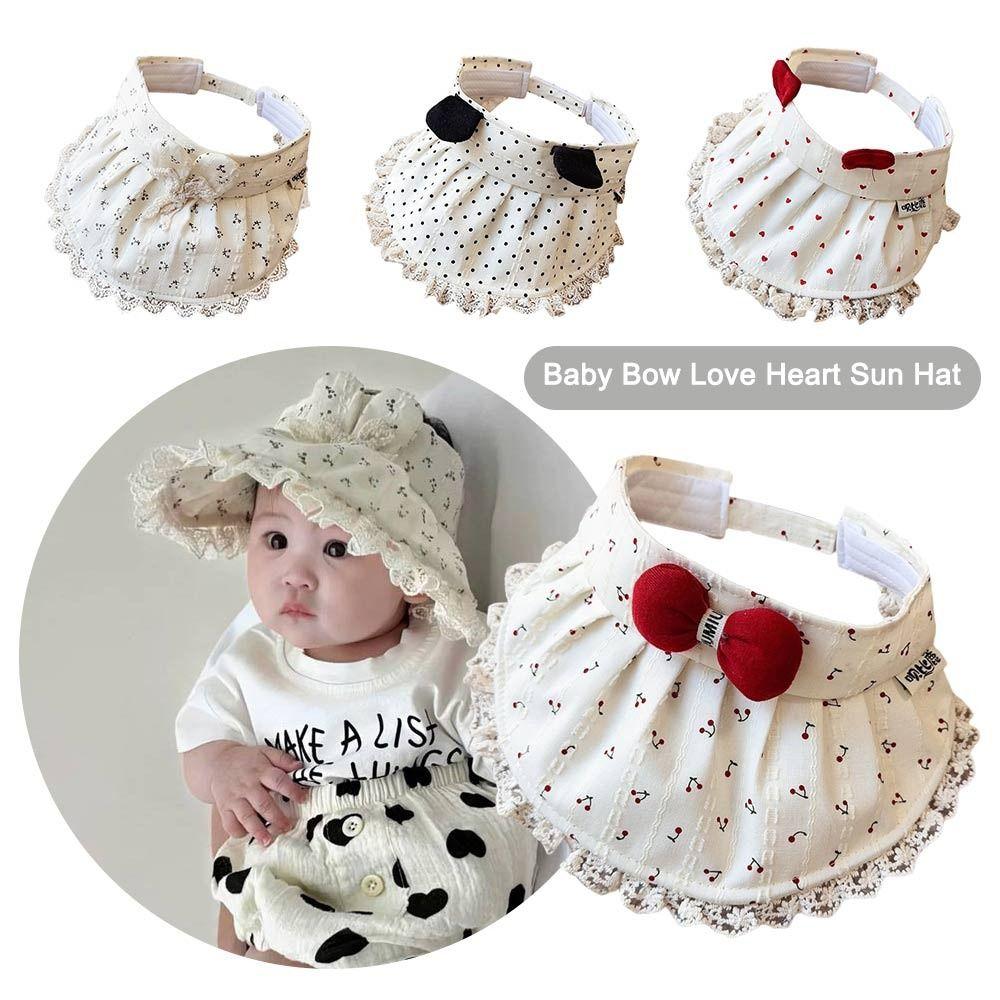 

Sun Protection Baby Bow Love Heart Sun Hat Sports Tennis Golf Running Bicycle Flower