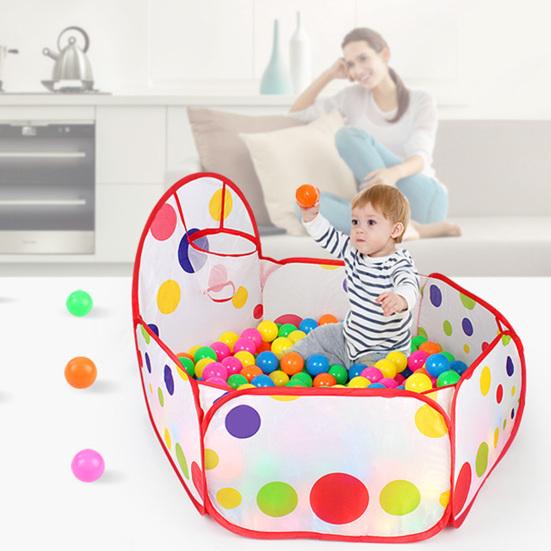 Kids Play Tent Multifunctional Foldable Big Space with Bag Entertainment Toy Storage Polyester Cloth Children Tent Indoor Outdoor Pretend Game