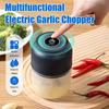 Hachoir à ail électrique sans fil USB rechargeable Hachoir alimentaire de cuisine Écrasement d'ail
