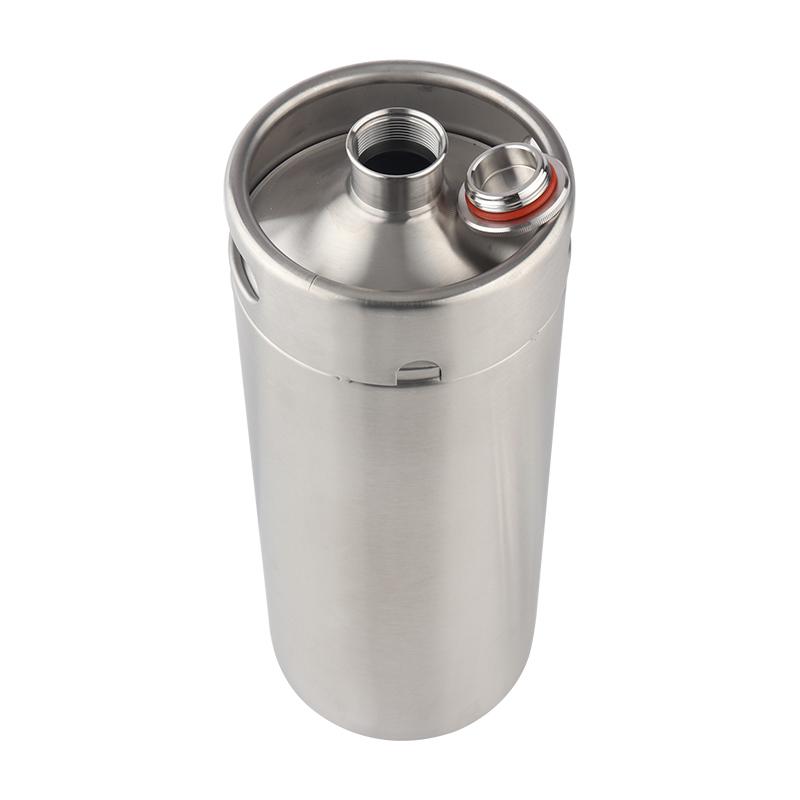 2/3,6/4/5L Growler in Acciaio Inossidabile per Birra, Mini Fusto Growler per Sistema Dispenser Birra Artigianale, Birrificazione Fai da Te