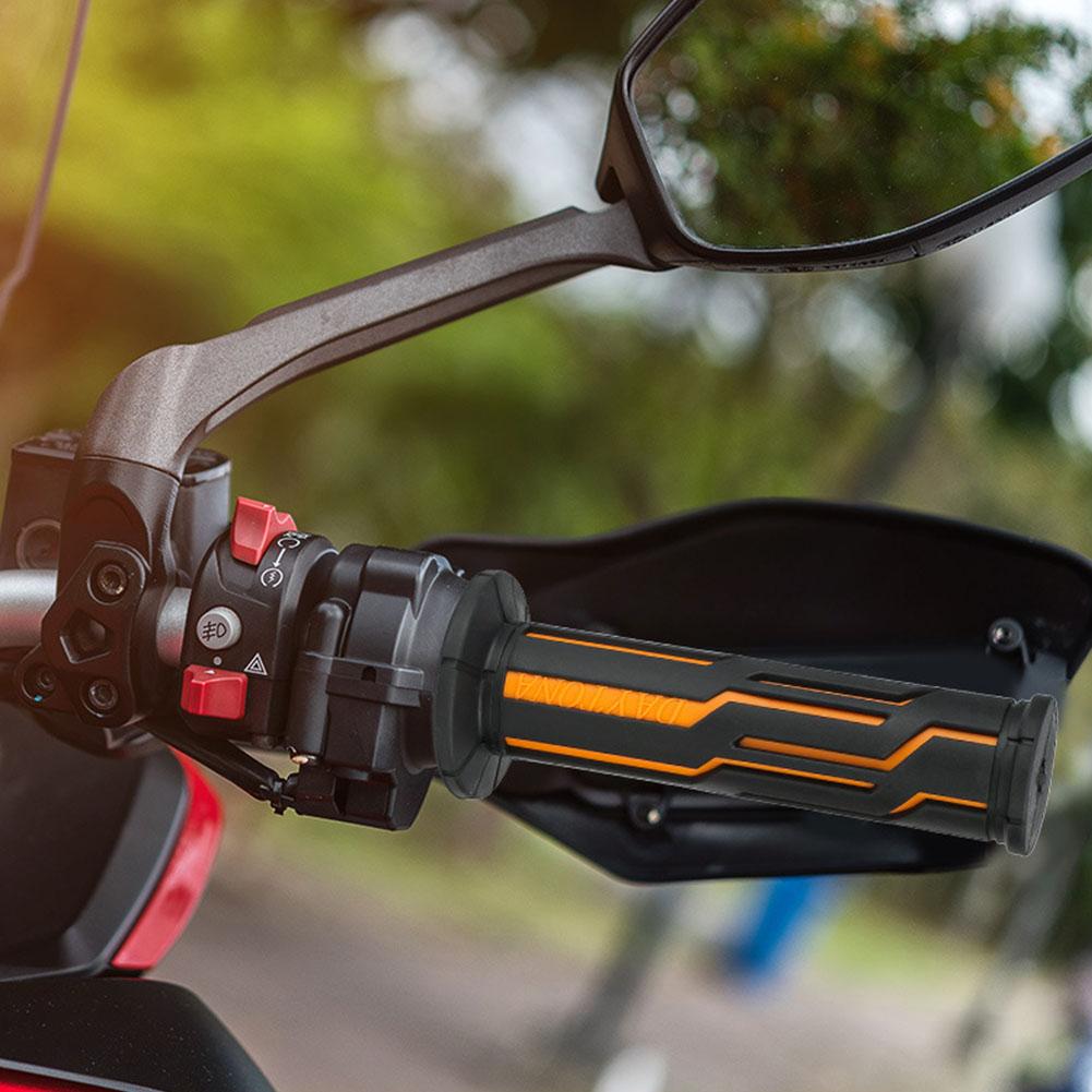 New Universal Motorcycle 7/8" 22mm Handlebar Grips Molded Grips For Honda Kawasaki Yamaha Ducati Suzuki BMW Vespa Aprilia