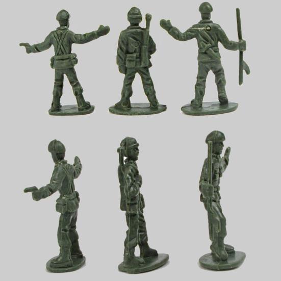 360Pcs 1:72 Scale Soldier Model Army Men Toy Soldiers Battle Scene Playset War Games Toys for Children