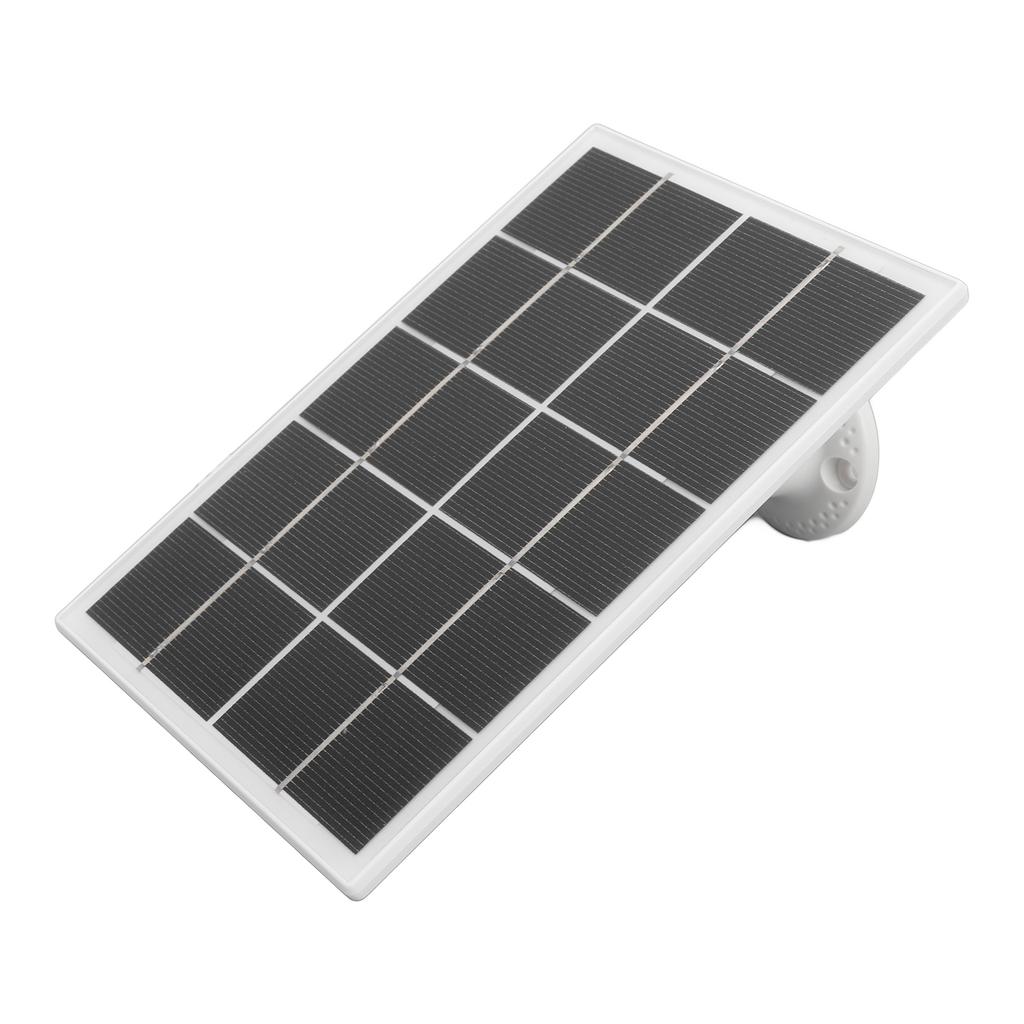 Camera Solar Charging Panel with Bracket 3W 5V Monocrystalline Silicon Type C Security Camera Solar Panel for   Devices