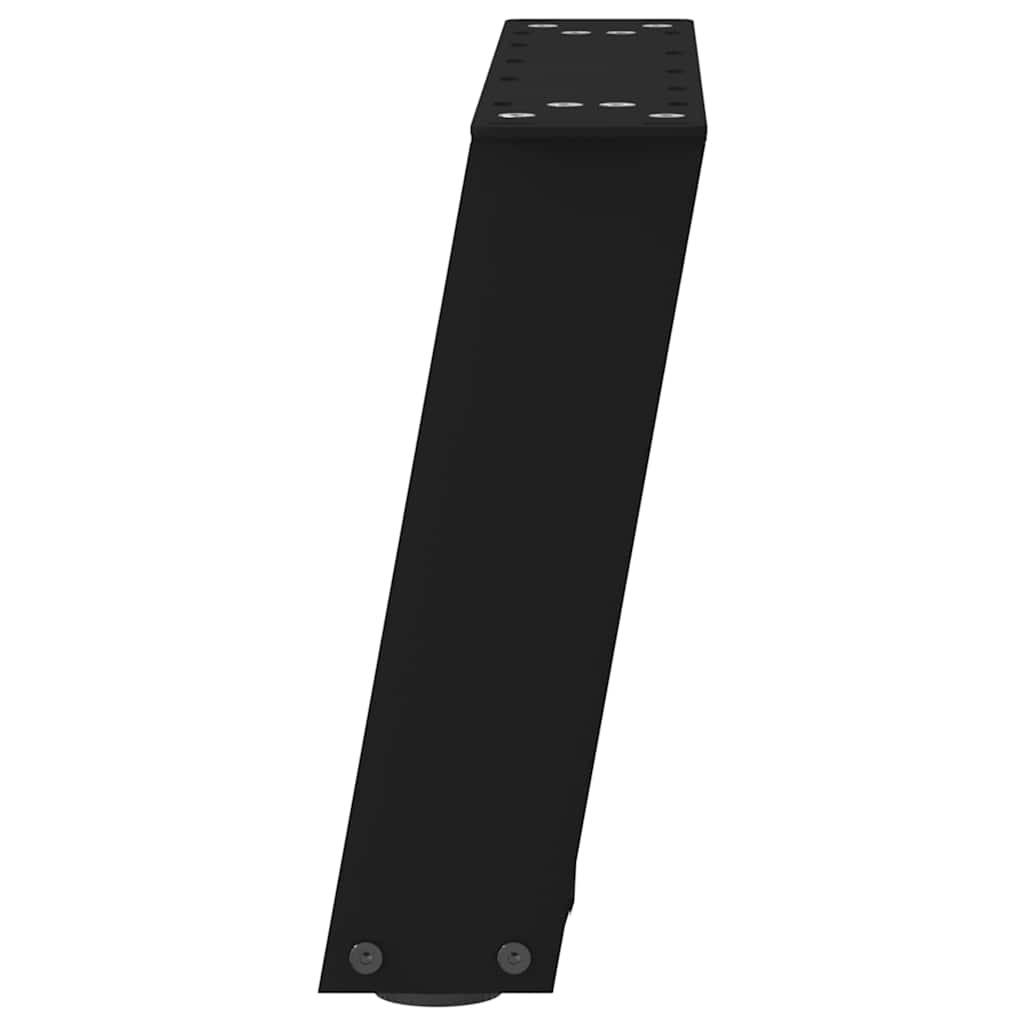 Vidaxl Nogi Do Stolika Kawowego, 2 Szt., Czarne, 40X(30-31) Cm, Stal