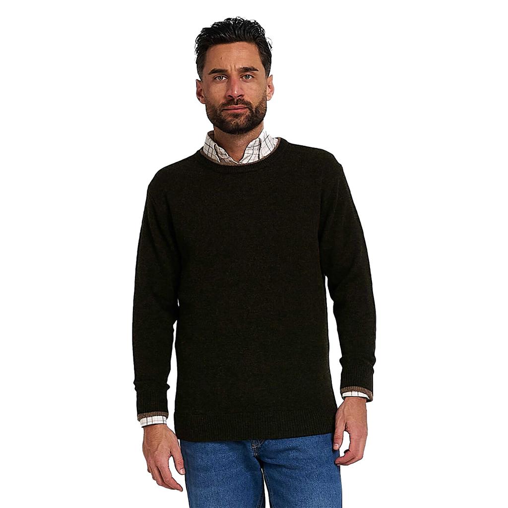 Jack Pyke Mens Knitted Lambswool Crew Neck Jumper