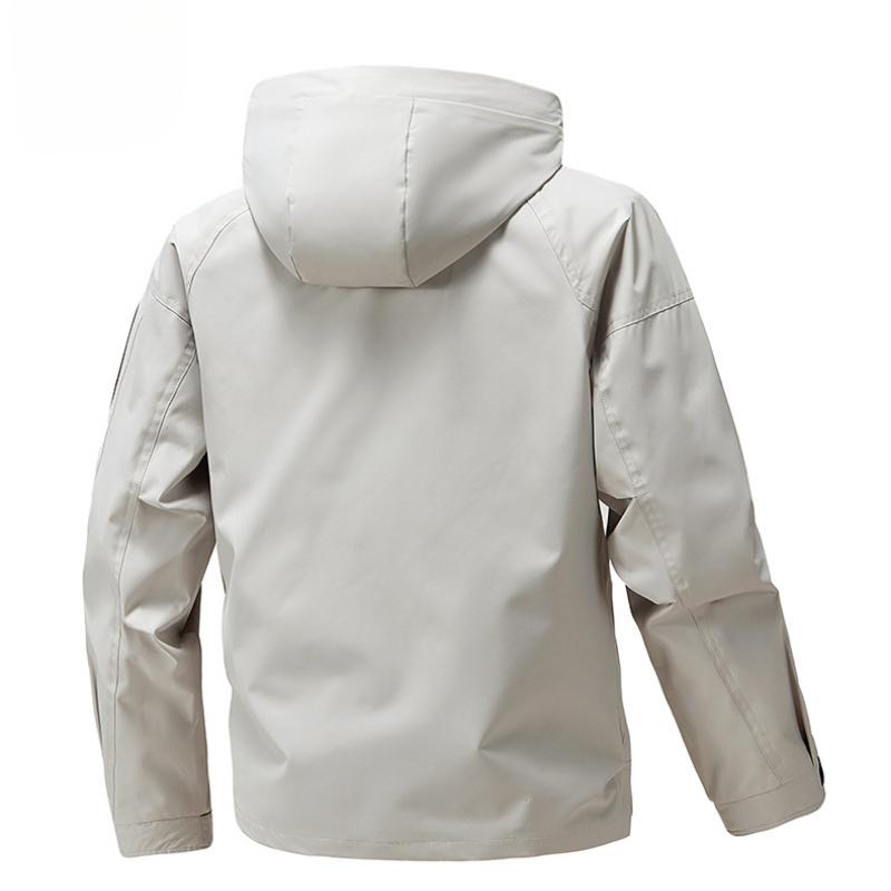 Hooded Work Jacket Men's Trendy Versatile Casual New Men's Jacket Thin Style