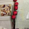 5-Head Tall Tulip Artificial Silk Floral Decoration for Living Room Display