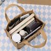 Lunch Bag Canvas Large Capacity Stylish Multifunctional Practical Comfortable Handle Mommy Bag for Outdoor Camping
