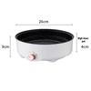 220V MultiCooker Househould Barbecue Fried Steak Fish Omelette Frying Pan Non-stick Electric Machin EU Plug