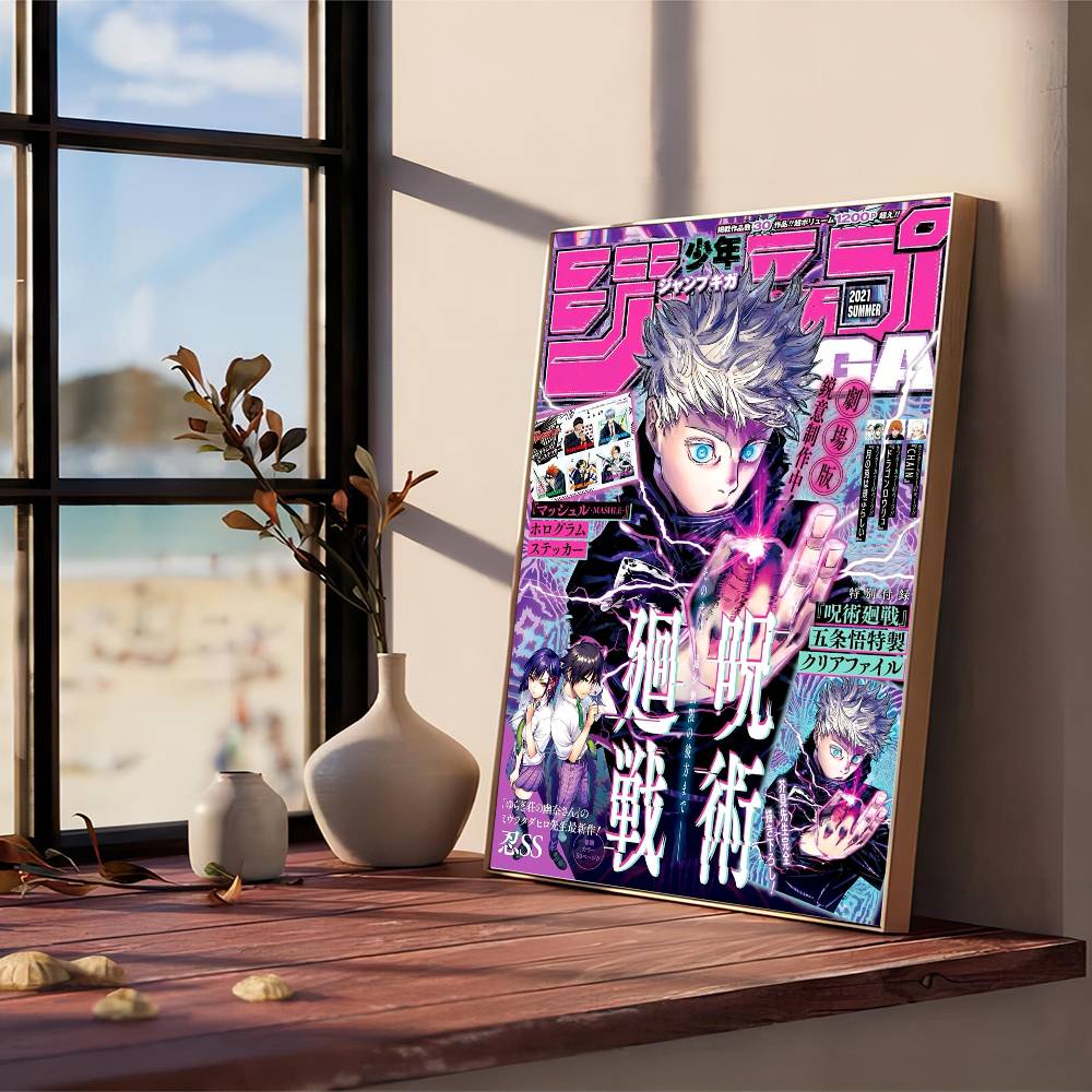 Anime J-Jujutsu K-Kaisen Good Quality Prints and Posters Waterproof Paper Sticker Coffee House Bar Posters Wall Stickers