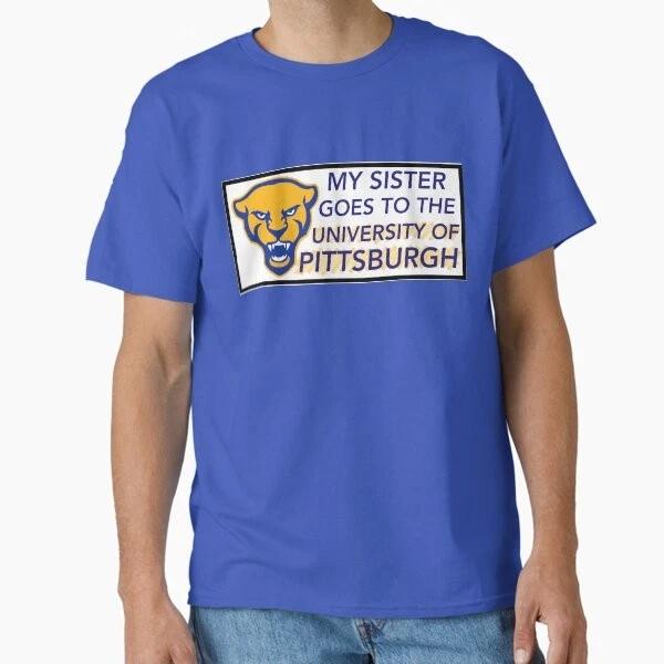 My Sister Goes To Pitt Classic Tshirt Made In Usaaus Tshirt S2xl S