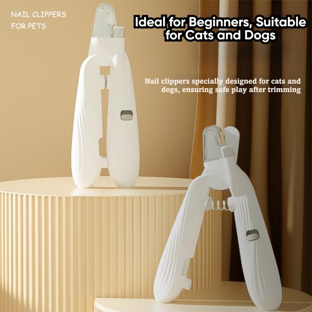 Painless Design Pet Nail Clippers Safe Cat Claw Clipper LED Light Pet Nail Clipper  Pet Grooming