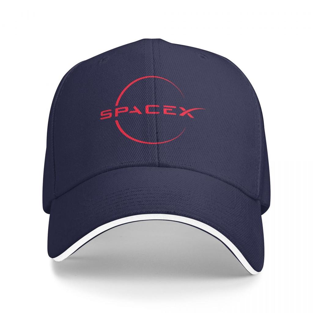 Spacex Spacex Logo Baseballkappen Snapback Baseballmützen Atmungsaktiv Lässig Kappe Outdoor Unisex