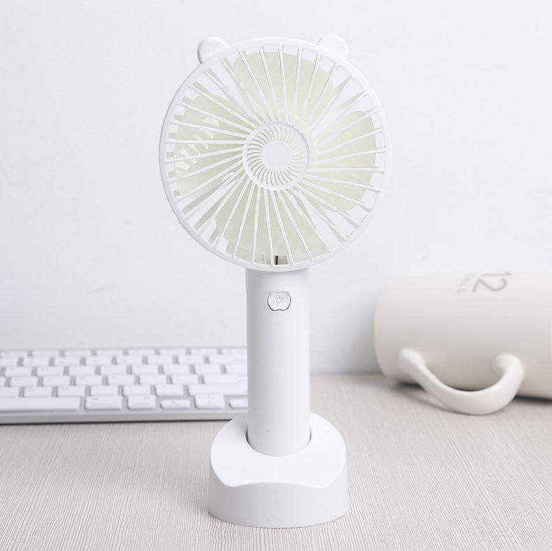 Silent Mini Handheld Fan: Portable, Rechargeable, Ideal Gift for Students, Desktop Use