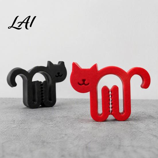 Food Bag Closing Tools 10Pcs 3D Printed Cat Sealing Clip Snack Bread Chip Clips Seal Clamp Multipurpose Sealer Kitchen Gadgets Multi Purpose Clamps