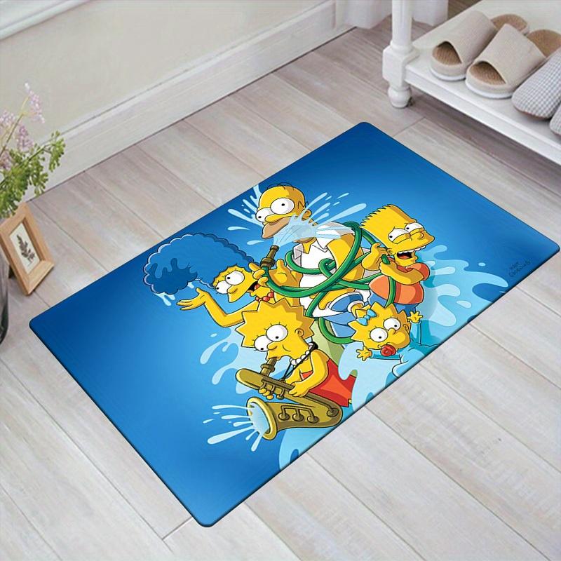 The Simpsons Area Rug - Soft & Durable For Living Room , Bedroom , And Outdoor Use - Hand Washable Polyester Floor Mat 60cm by 90cm