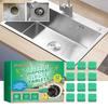 Garbage Disposal Cleaner Tablets Convenient Household Cleaning Solution 12pcs Cleaning Sheets Trash Disposers