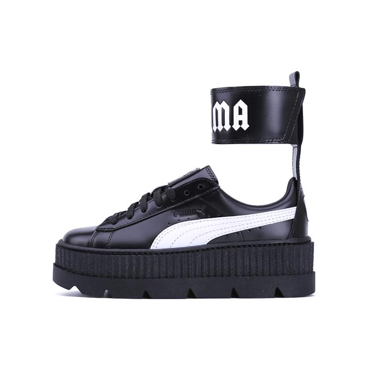 PUMA Ankle Strap Rihanna Fenty Black White Womens 366264-03 37 белый/чёрный