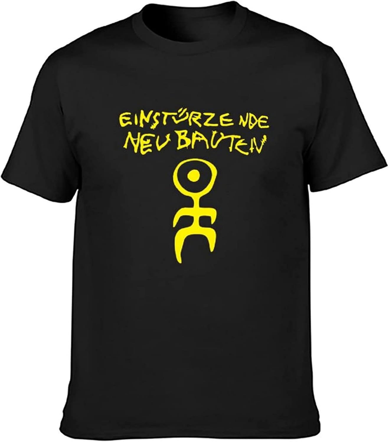Einsturzende Neubauten T-Shirt Graphic Unisex Basic Men Short Sleeve Cotton Casual T-Shirt Tee Shirt Black XS чёрный